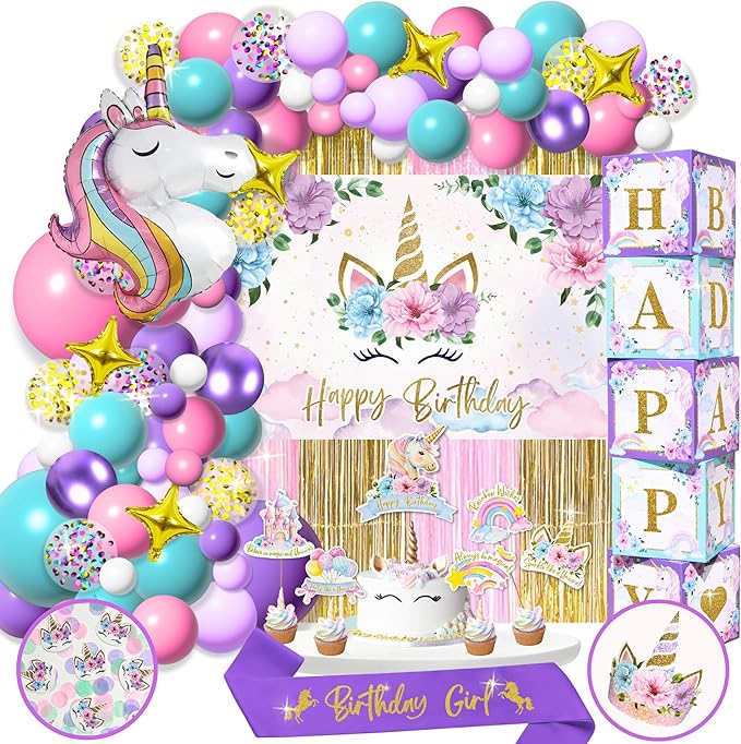 Unicorn Birthday Party Decoration
