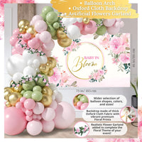 338 PC Baby in Bloom Baby Shower Decorations for Girl.