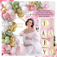 338 PC Baby in Bloom Baby Shower Decorations for Girl.