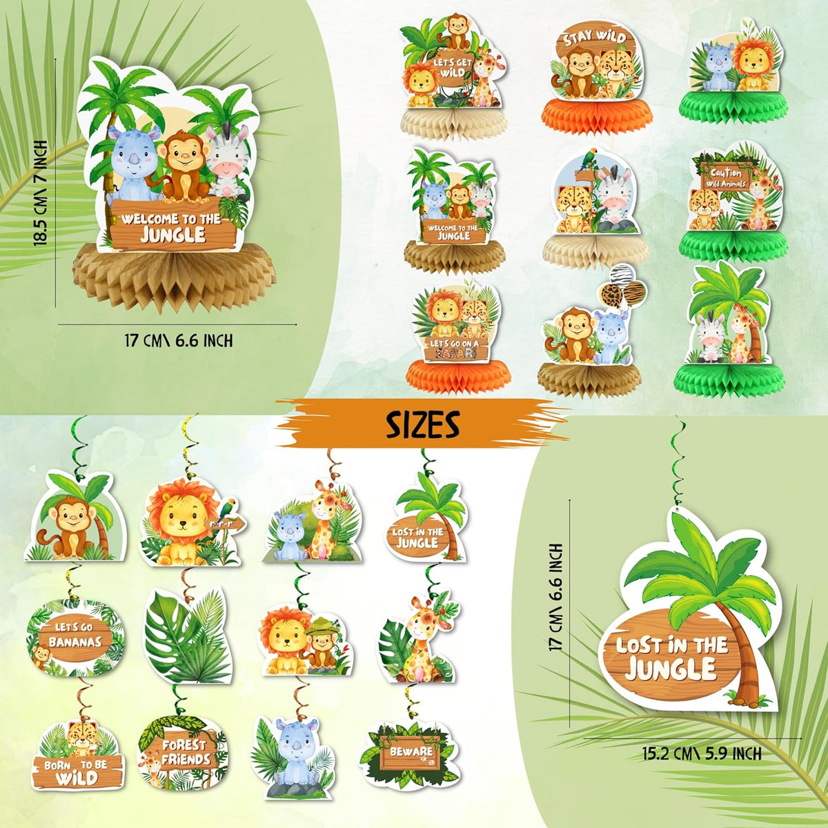 Safari Jungle Party Thank You for Celebrating with us Stickers,Baby Shower  Thank You Stickers,Wild Animals Baby Shower Birthday Party Theme Supplies